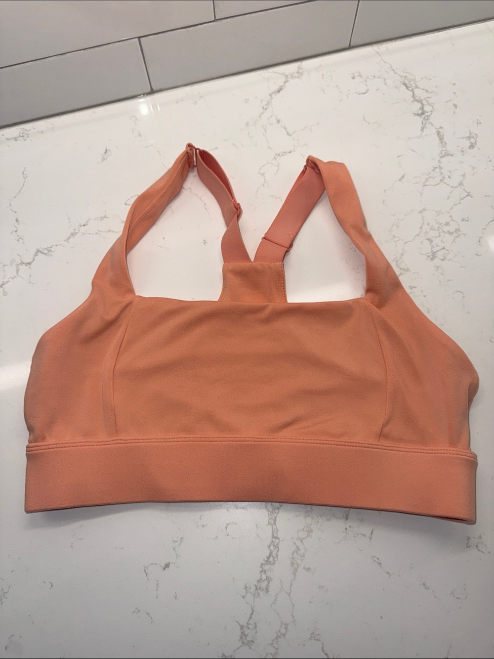 Paragon Women’s Seamless Racerback Sports Bra - Peach